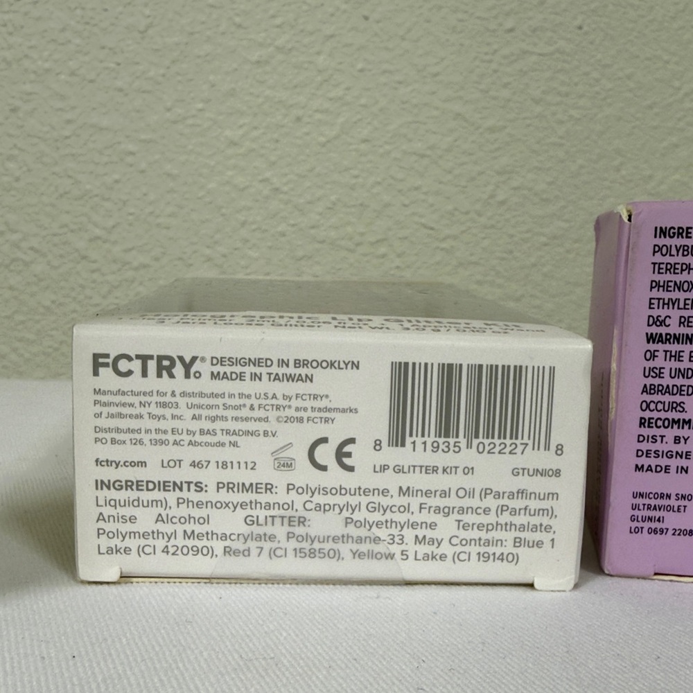 New Unicorn Snot Sunscreen and Lip Glitter Bio Gel Set - Picture 2 of 5